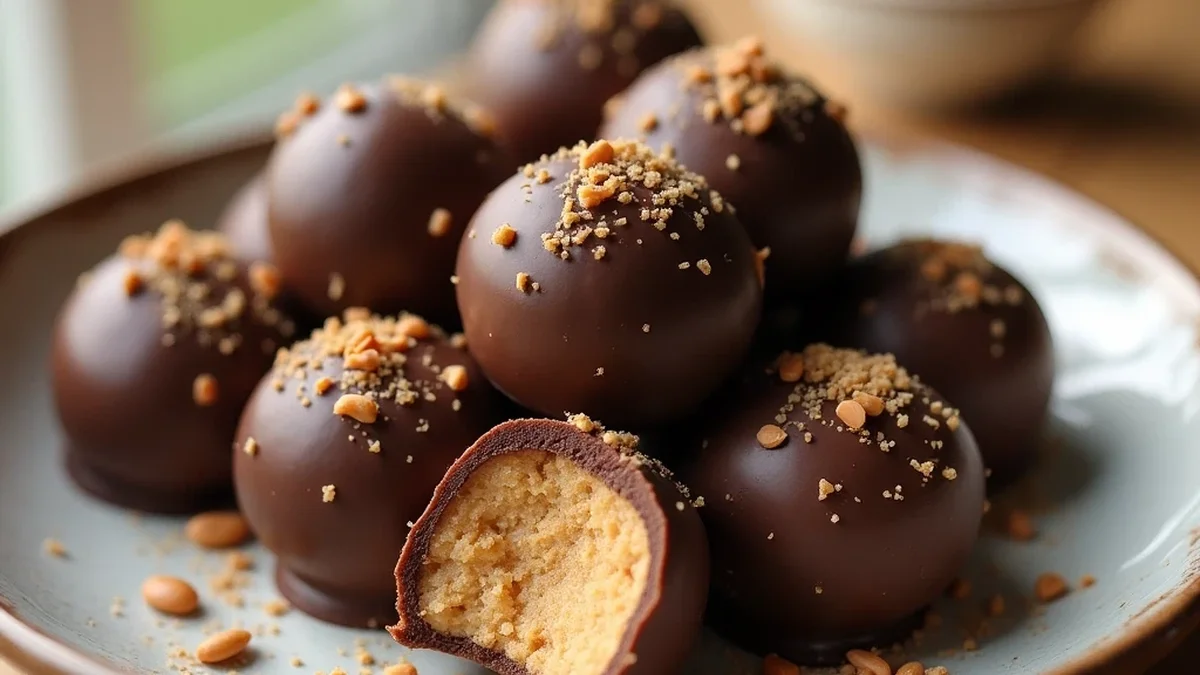Chocolate Peanut Butter Fat Bombs